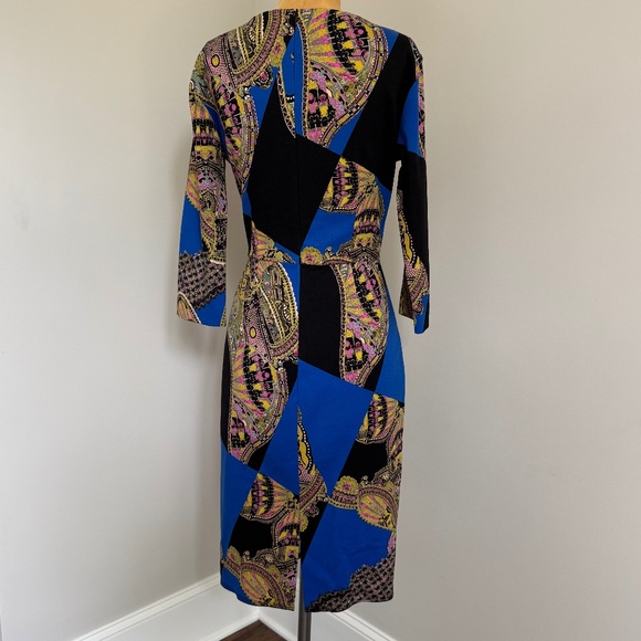 Etro Graphic Print Dress Size 48 (US 12) EUC - Picture 4 of 5